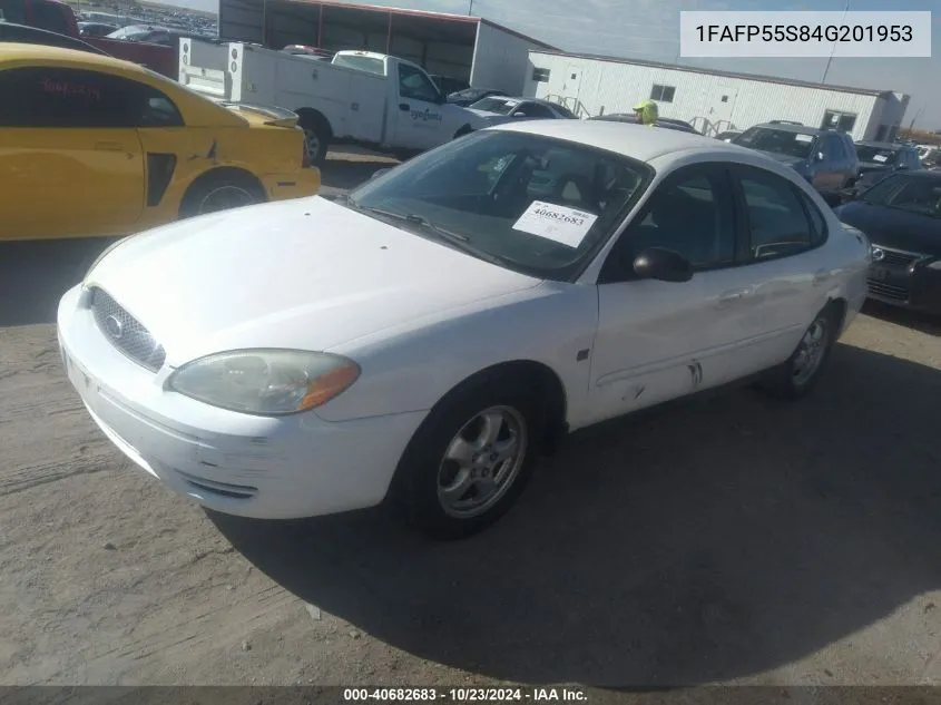 2004 Ford Taurus Ses VIN: 1FAFP55S84G201953 Lot: 40682683