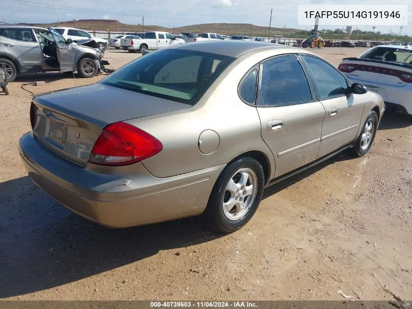 1FAFP55U14G191946 2004 Ford Taurus Ses