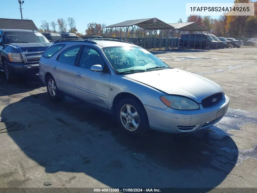 2004 Ford Taurus Se VIN: 1FAFP58S24A149265 Lot: 40813399