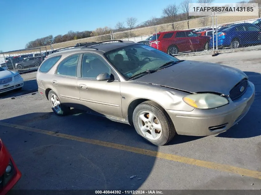 2004 Ford Taurus Se VIN: 1FAFP58S74A143185 Lot: 40844392