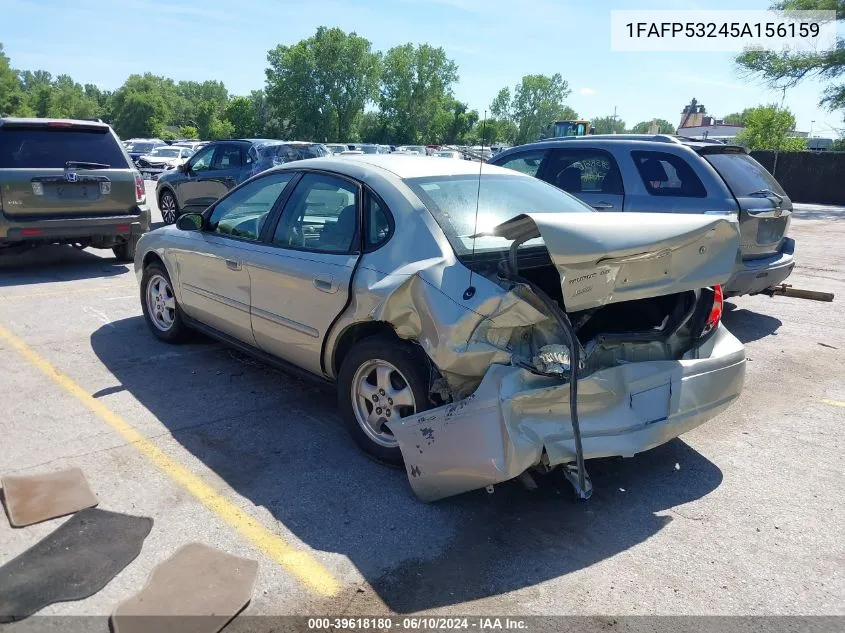 2005 Ford Taurus Se VIN: 1FAFP53245A156159 Lot: 39618180