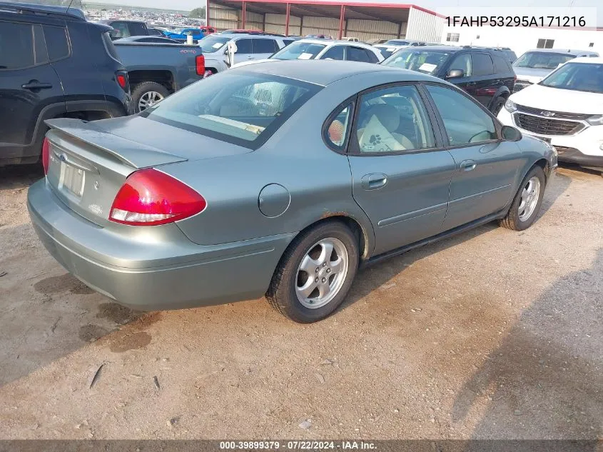 1FAHP53295A171216 2005 Ford Taurus Se