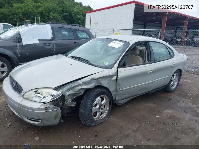 2005 Ford Taurus Se VIN: 1FAFP53295A123707 Lot: 39984254