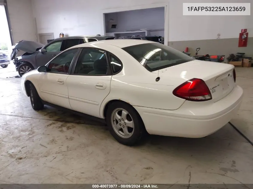 2005 Ford Taurus Se VIN: 1FAFP53225A123659 Lot: 40073977