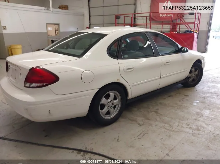 2005 Ford Taurus Se VIN: 1FAFP53225A123659 Lot: 40073977