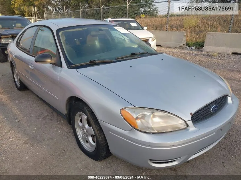 2005 Ford Taurus Se VIN: 1FAFP53U85A176691 Lot: 40229374