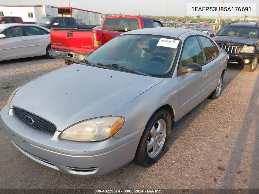 2005 Ford Taurus Se VIN: 1FAFP53U85A176691 Lot: 40229374