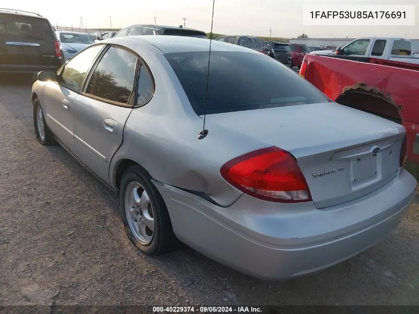 2005 Ford Taurus Se VIN: 1FAFP53U85A176691 Lot: 40229374