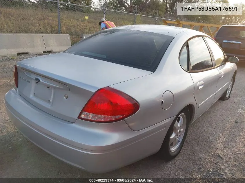 2005 Ford Taurus Se VIN: 1FAFP53U85A176691 Lot: 40229374