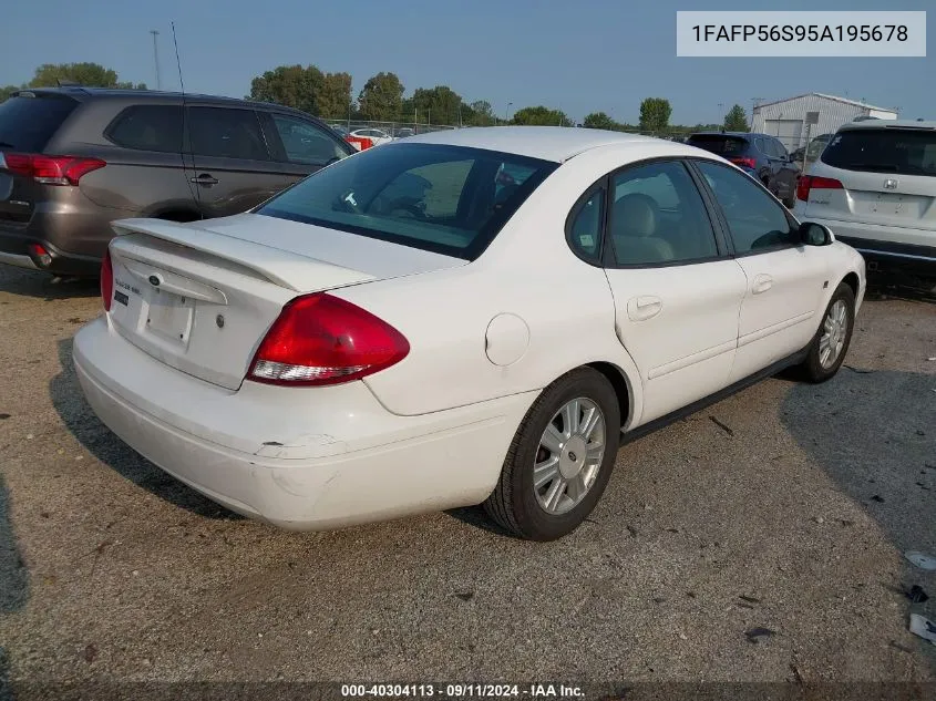 1FAFP56S95A195678 2005 Ford Taurus Sel