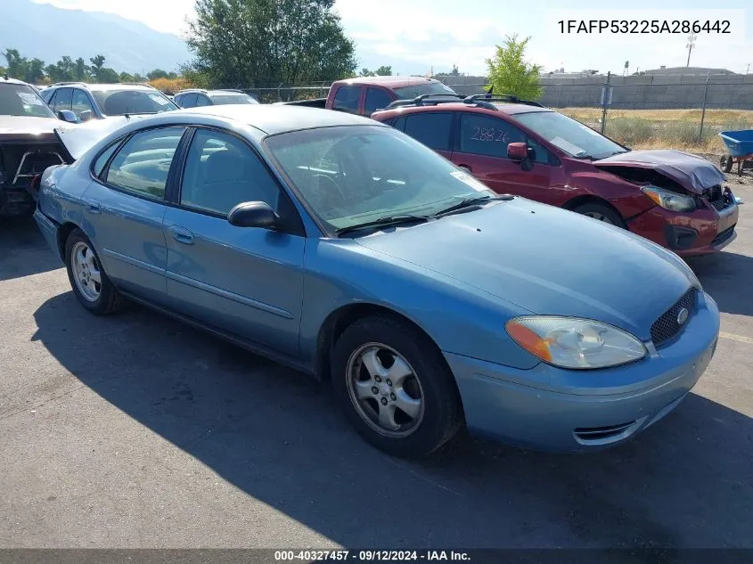 2005 Ford Taurus Se VIN: 1FAFP53225A286442 Lot: 40327457