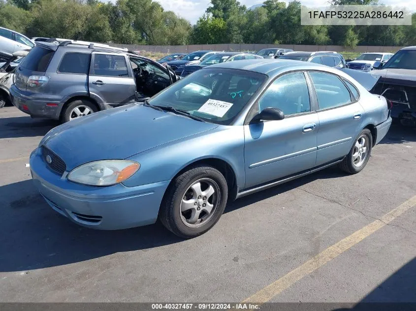 2005 Ford Taurus Se VIN: 1FAFP53225A286442 Lot: 40327457