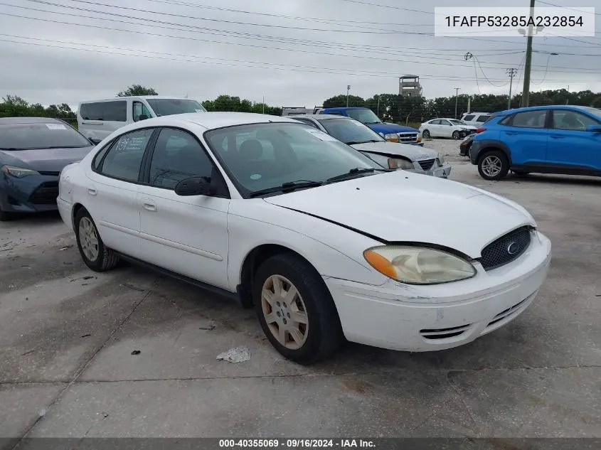 2005 Ford Taurus Se VIN: 1FAFP53285A232854 Lot: 40355069