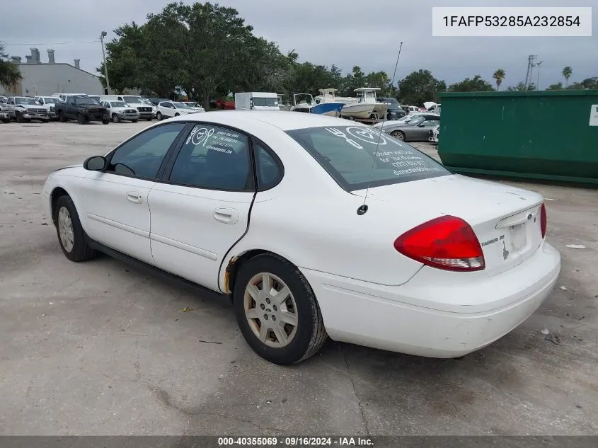 2005 Ford Taurus Se VIN: 1FAFP53285A232854 Lot: 40355069