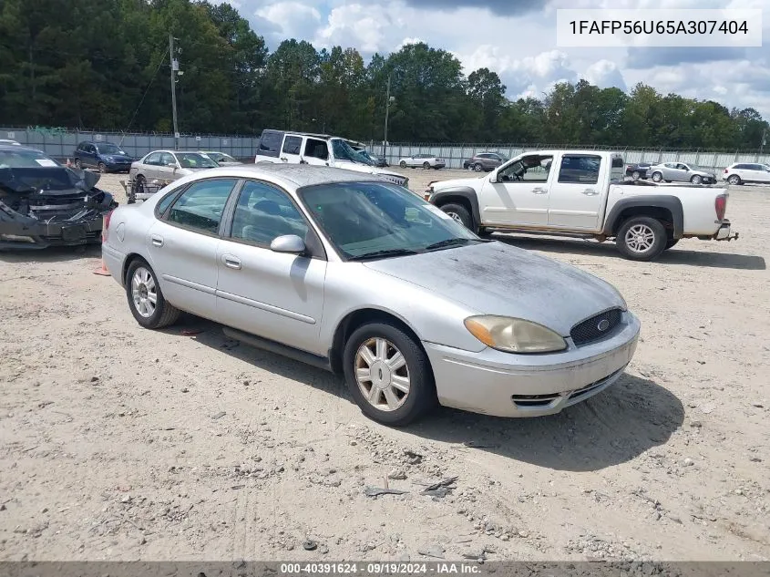 1FAFP56U65A307404 2005 Ford Taurus Sel