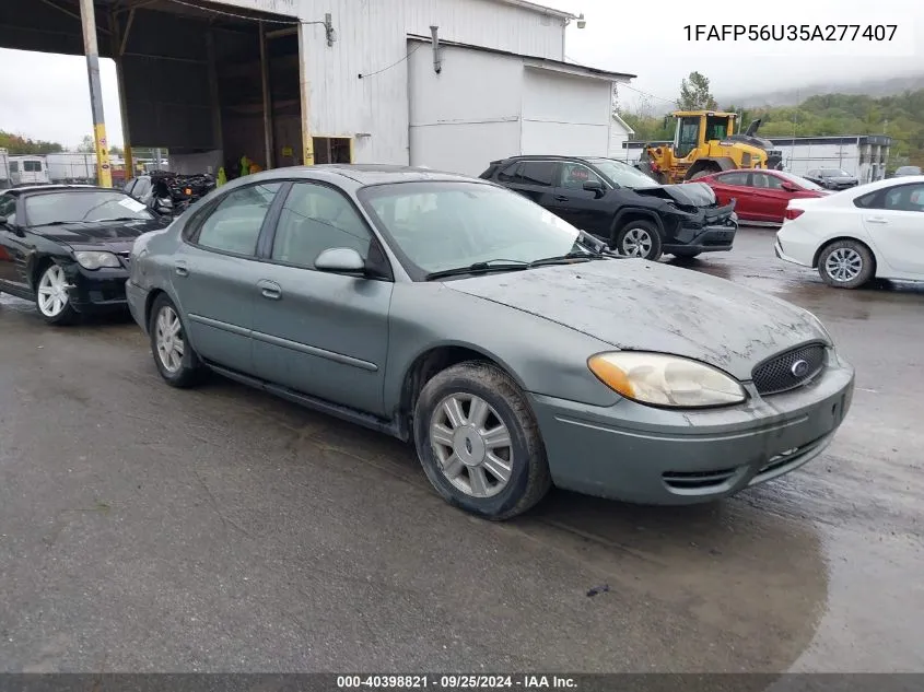 2005 Ford Taurus Sel VIN: 1FAFP56U35A277407 Lot: 40398821