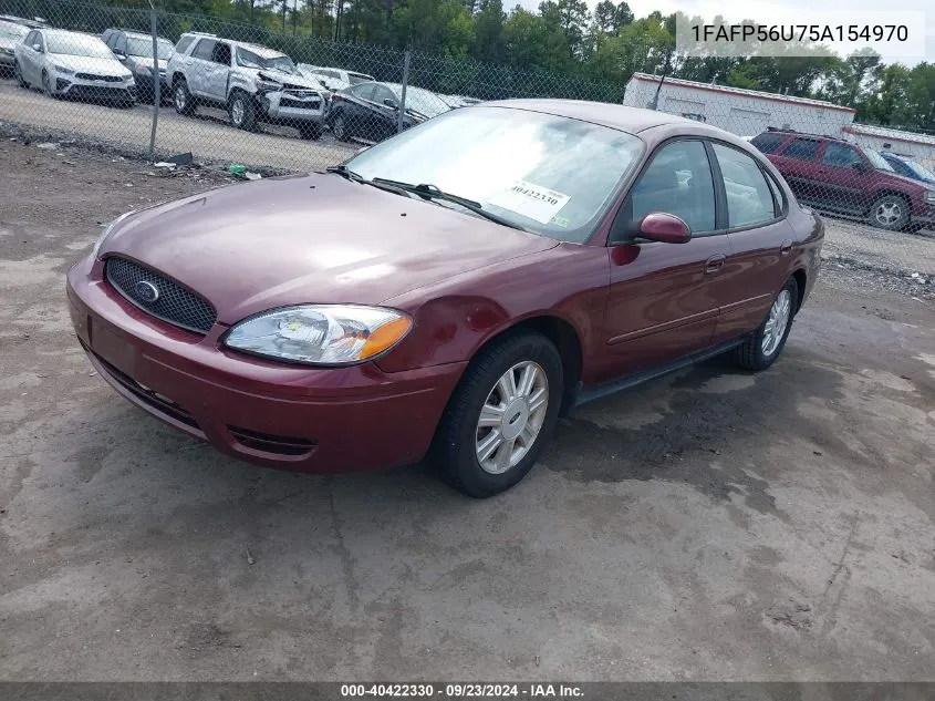 1FAFP56U75A154970 2005 Ford Taurus Sel