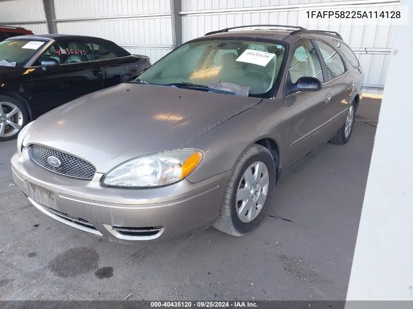 2005 Ford Taurus Se VIN: 1FAFP58225A114128 Lot: 40435120