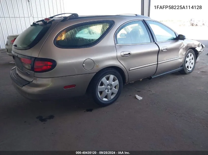 2005 Ford Taurus Se VIN: 1FAFP58225A114128 Lot: 40435120