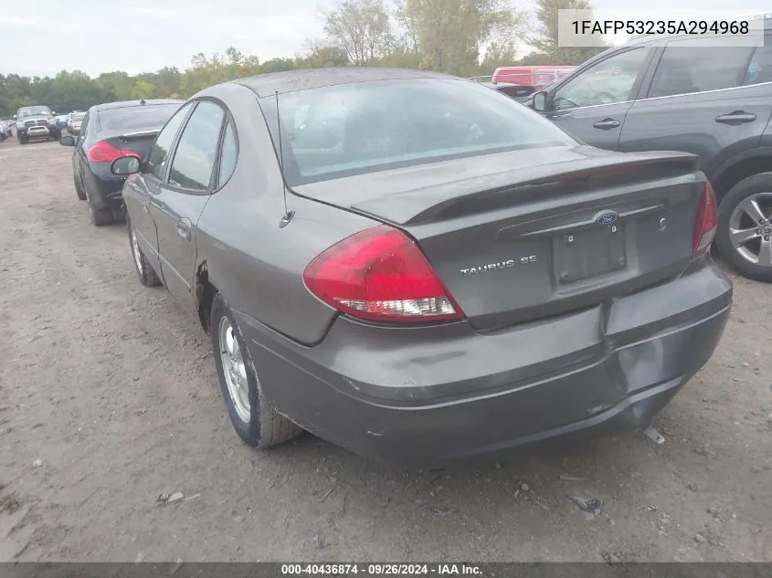 2005 Ford Taurus Se VIN: 1FAFP53235A294968 Lot: 40436874