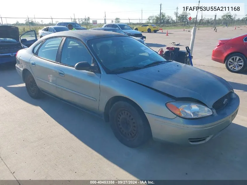 2005 Ford Taurus Se VIN: 1FAFP53U55A211168 Lot: 40453358