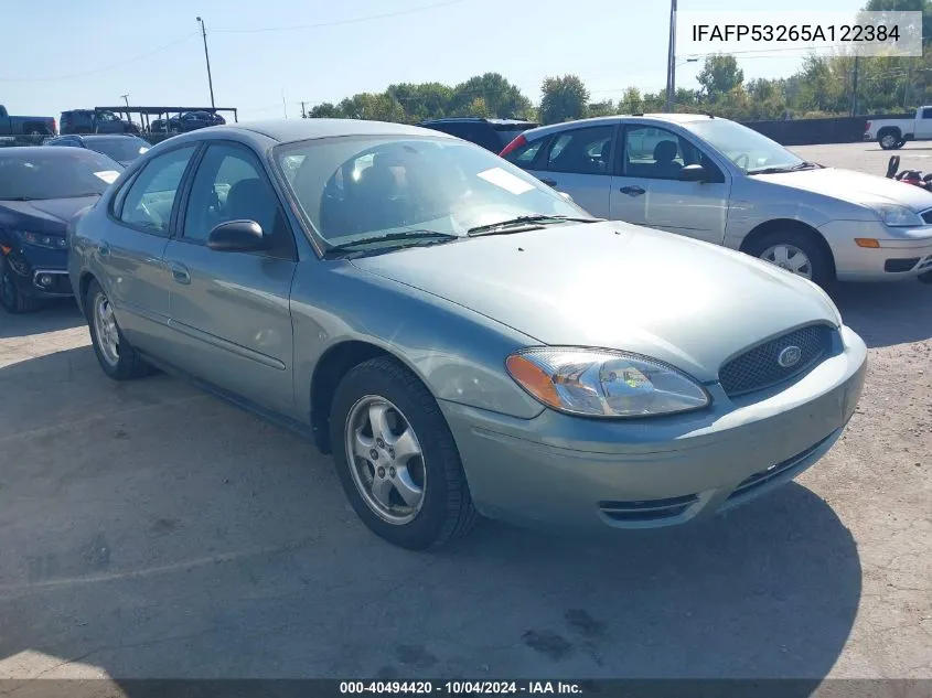 2005 Ford Taurus Se VIN: IFAFP53265A122384 Lot: 40494420