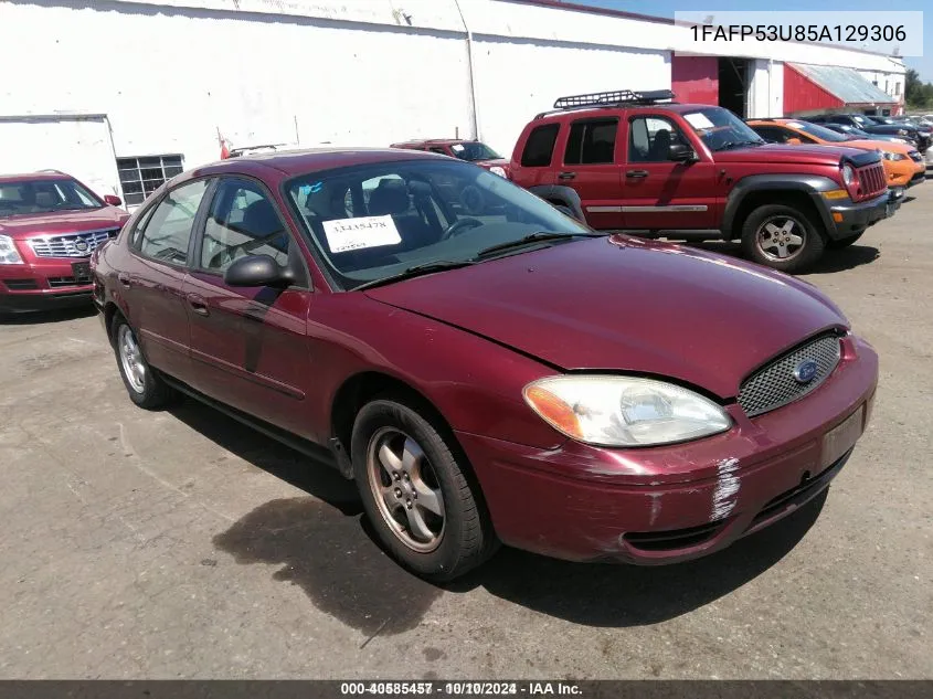 2005 Ford Taurus Se VIN: 1FAFP53U85A129306 Lot: 40585457