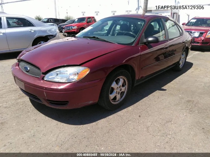 2005 Ford Taurus Se VIN: 1FAFP53U85A129306 Lot: 40585457