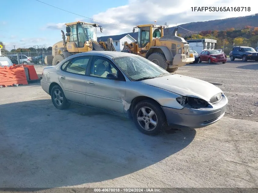 2005 Ford Taurus Se VIN: 1FAFP53U65A168718 Lot: 40678018