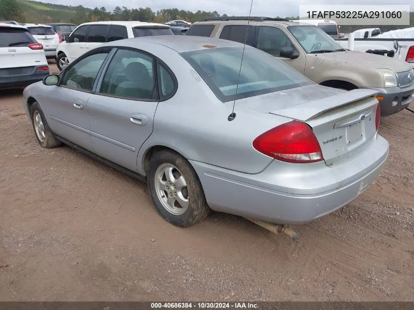 2005 Ford Taurus Se VIN: 1FAFP53225A291060 Lot: 40686384