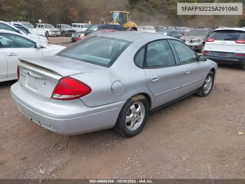 2005 Ford Taurus Se VIN: 1FAFP53225A291060 Lot: 40686384