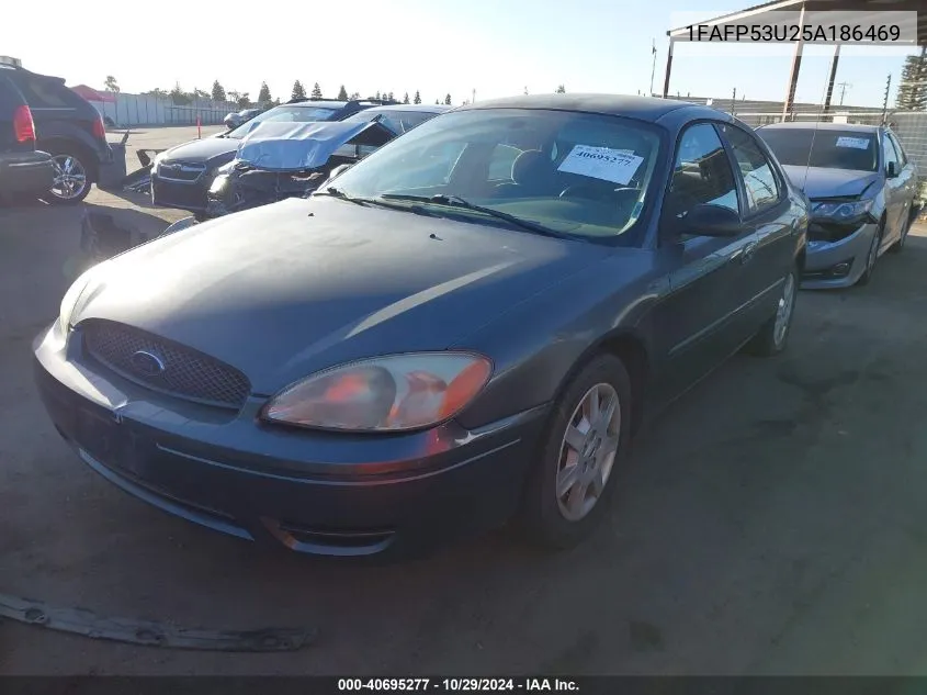 2005 Ford Taurus Se VIN: 1FAFP53U25A186469 Lot: 40695277