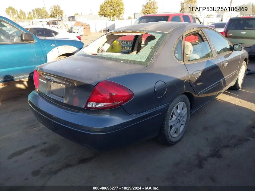 2005 Ford Taurus Se VIN: 1FAFP53U25A186469 Lot: 40695277