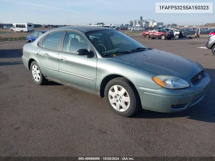 2005 Ford Taurus Se VIN: 1FAFP53255A150323 Lot: 40696859