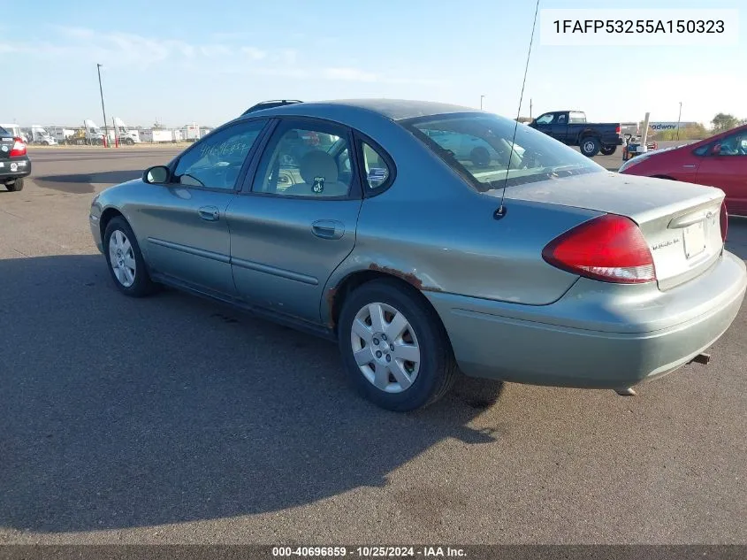 2005 Ford Taurus Se VIN: 1FAFP53255A150323 Lot: 40696859