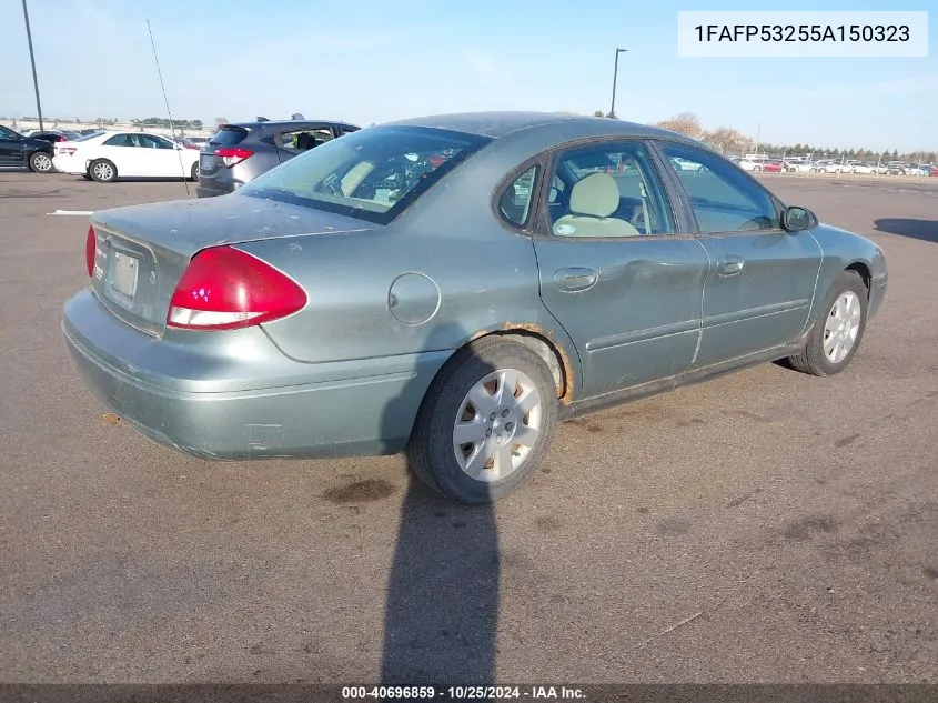 2005 Ford Taurus Se VIN: 1FAFP53255A150323 Lot: 40696859