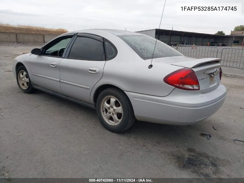 2005 Ford Taurus Se VIN: 1FAFP53285A174745 Lot: 40742080