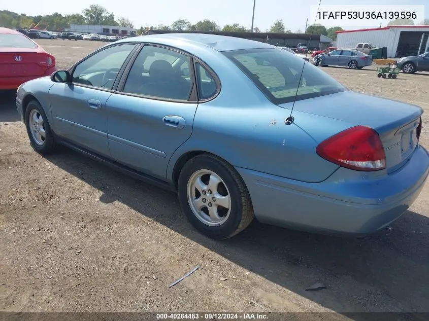 1FAFP53U36A139596 2006 Ford Taurus Se