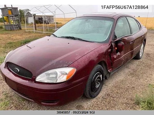 1FAFP56U67A128864 2007 Ford Taurus Sel