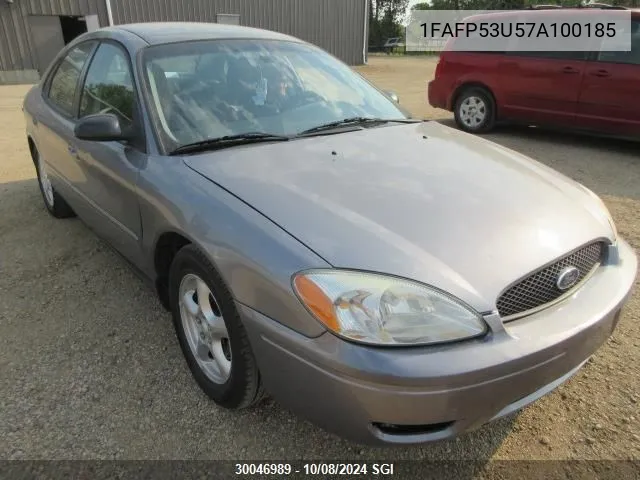 2007 Ford Taurus Se VIN: 1FAFP53U57A100185 Lot: 30046989