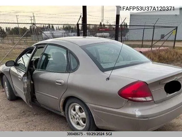 2007 Ford Taurus Se VIN: 1FAFP53U37A120371 Lot: 30048675