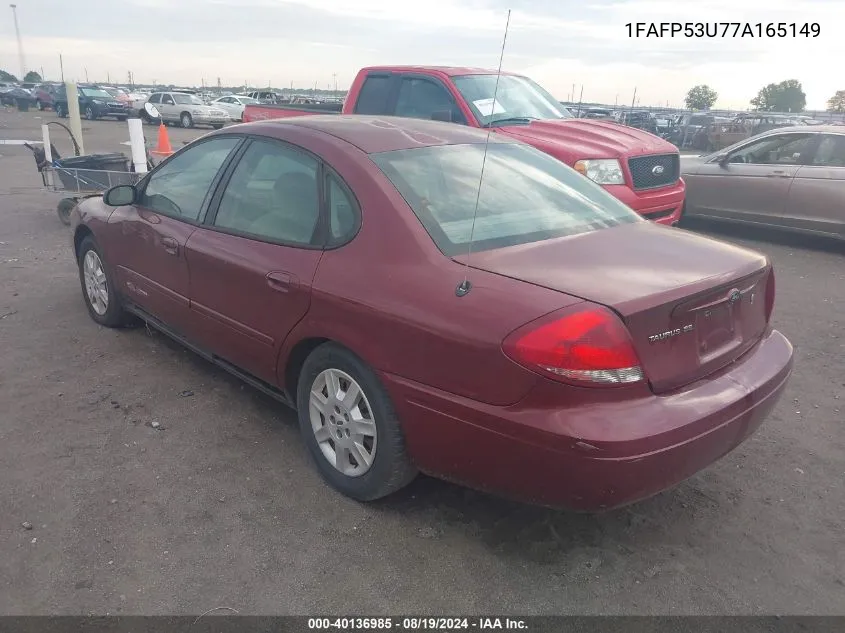 1FAFP53U77A165149 2007 Ford Taurus Se