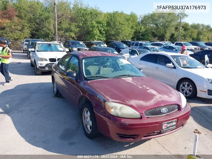 2007 Ford Taurus Se VIN: 1FAFP53U37A176973 Lot: 40271176