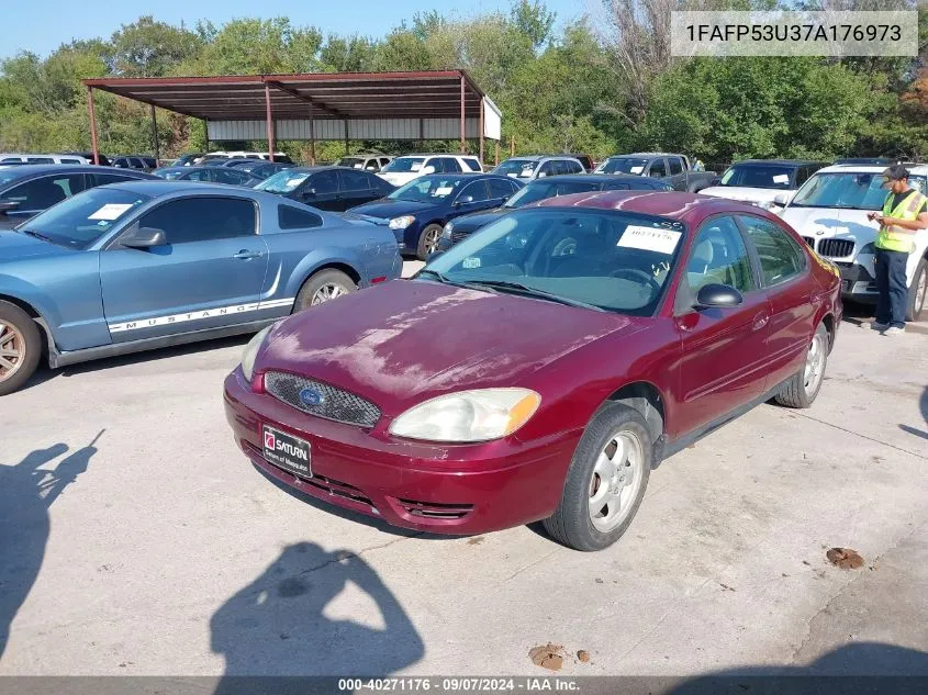 2007 Ford Taurus Se VIN: 1FAFP53U37A176973 Lot: 40271176