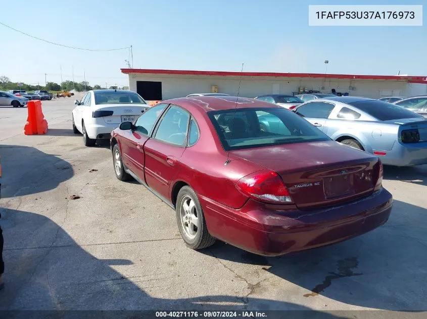 2007 Ford Taurus Se VIN: 1FAFP53U37A176973 Lot: 40271176