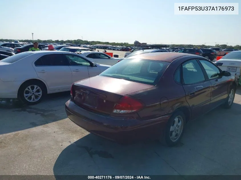 2007 Ford Taurus Se VIN: 1FAFP53U37A176973 Lot: 40271176