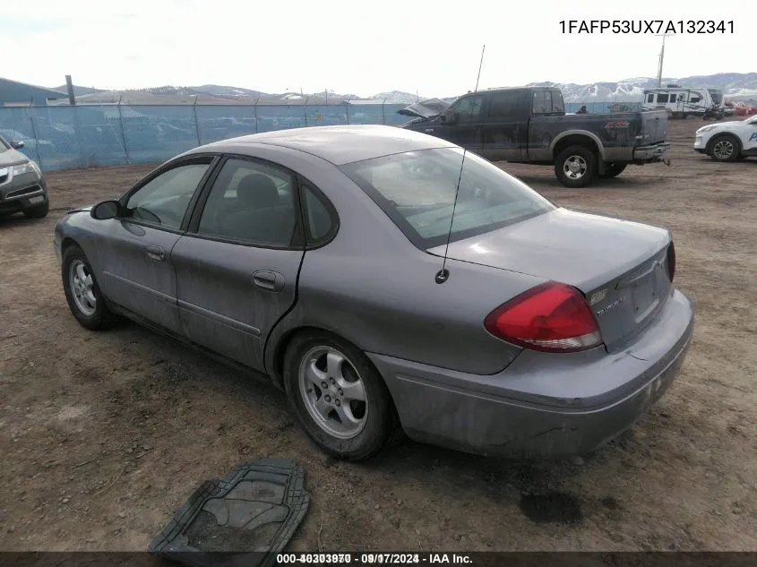 2007 Ford Taurus Se VIN: 1FAFP53UX7A132341 Lot: 40303970