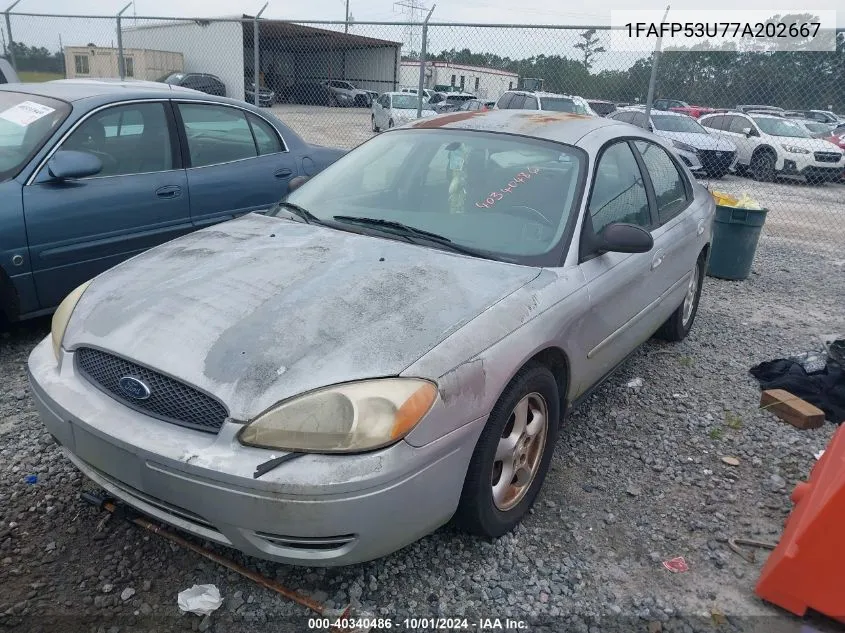 1FAFP53U77A202667 2007 Ford Taurus Se