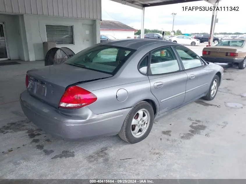 1FAFP53U67A111342 2007 Ford Taurus Se