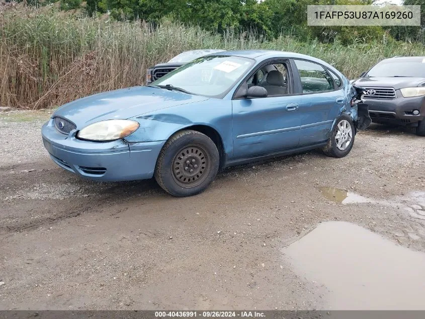 1FAFP53U87A169260 2007 Ford Taurus Se